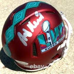 ANDY REID SIGNED Mini Helmet JSA COA SUPER BOWL LVII Kansas City Chiefs