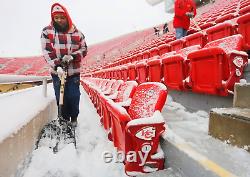 ARROWHEAD STADIUM 2 KC ENDS SEAT Mahomes Kansas City Chiefs Super Bowl LIV LV