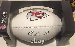 AUTOGRAPHED PATRICK MAHOMES KANSAS CITY CHIEFS TEAM SUPER BOWL FOOTBALL WithCOA