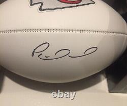 AUTOGRAPHED PATRICK MAHOMES KANSAS CITY CHIEFS TEAM SUPER BOWL FOOTBALL WithCOA