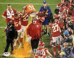 Andy Reid Signed Autographed Kansas City Chiefs 8x10 Photo Super Bowl Psa/Dna