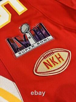 Authentic Mahomes Kansas City Chiefs Super Bowl 58 Elite Jersey Sz 44/L