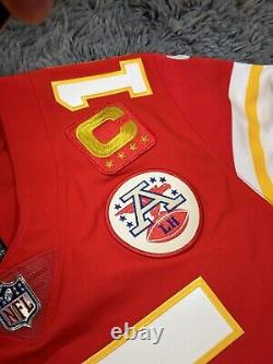 Authentic Mahomes Kansas City Chiefs Super Bowl 58 Elite Jersey Sz 44/L