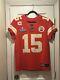 Authentic Patrick Mahomes Chiefs Super Bowl 54 Nike Elite Jersey Men Size 40