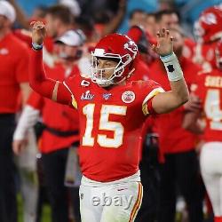 Authentic Patrick Mahomes Chiefs Super Bowl 54 Nike Elite Jersey Men Size 40