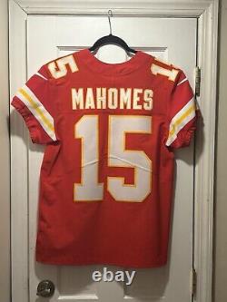 Authentic Patrick Mahomes Chiefs Super Bowl 54 Nike Elite Jersey Men Size 40