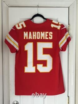 Authentic Patrick Mahomes Chiefs Super Bowl 55 Nike Elite Jersey Men Size 40