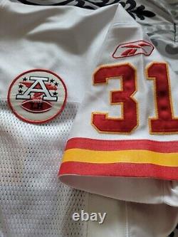 Authentic Priest Holmes Kansas City Chiefs El Salvador White Reebok Jersey 50