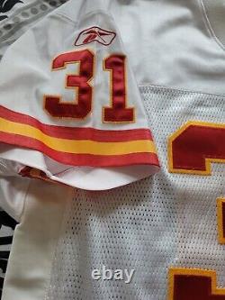 Authentic Priest Holmes Kansas City Chiefs El Salvador White Reebok Jersey 50