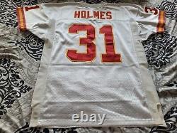 Authentic Priest Holmes Kansas City Chiefs El Salvador White Reebok Jersey 50