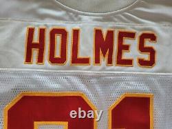 Authentic Priest Holmes Kansas City Chiefs El Salvador White Reebok Jersey 50