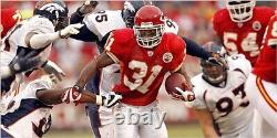 Authentic Priest Holmes Kansas City Chiefs El Salvador White Reebok Jersey 50
