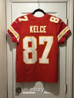 Authentic Travis Kelce Chiefs Super Bowl 54 Nike Elite Jersey Men Size 40