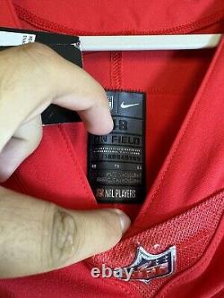Authentic Travis Kelce Chiefs Super Bowl Nike Vapor Elite Jersey Men Size 48
