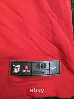 Authentic Travis Kelce Chiefs Super Bowl Nike Vapor Elite Jersey Men Size 48