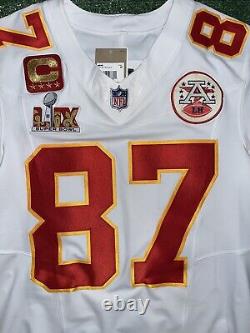 Authentic Travis Kelce Kansas City Chiefs Super Bowl 59 Vapor FUSE Elite Jersey