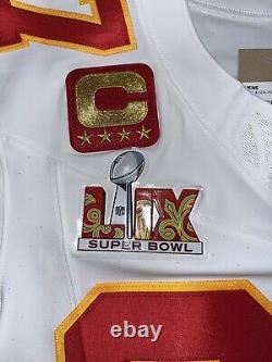 Authentic Travis Kelce Kansas City Chiefs Super Bowl 59 Vapor FUSE Elite Jersey