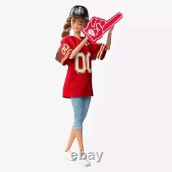Barbie 2024 NFL Super Bowl LVIII Champions Kansas City Chiefs Unopened Lot of 2