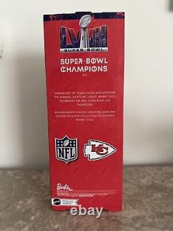 Barbie NFL Super Bowl Champion Doll Kansas City Chiefs