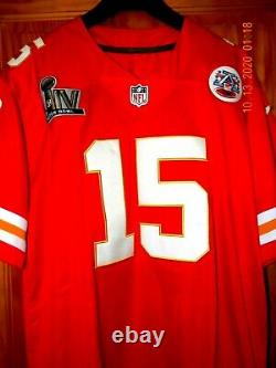 Brand New WO/ Tags PATRICK MAHOMES Kansas City Chiefs SUPERBOWL 54 Jersey, LARGE