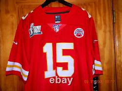 Brand New with Tags PATRICK MAHOMES Kansas City Chiefs SUPERBOWL 54 Jersey, Large