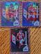 Chiefs Set Of 3 2023 Donruss Road To The Super Bowl Holo #'d /100 Mahomes Kelce