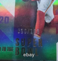 CHIEFS SET of 3 2023 Donruss Road To the Super Bowl Holo #'d /100 Mahomes Kelce