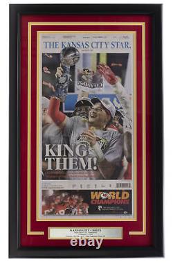 Chiefs Framed 18x30 Feb 3 2020 Super Bowl 54 Kansas City Star Paper