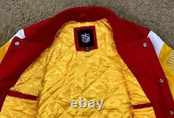 Chiefs Jacket Kansas City Super Bowl CHAMPIONSHIP Jacket Sewn Logos MEDIUM