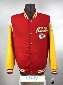 Chiefs Jacket Kansas City Super Bowl CHAMPIONSHIP Jacket Sewn Logos S M L XL 2X