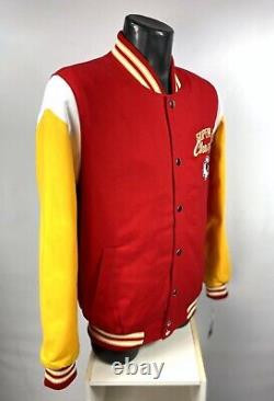 Chiefs Jacket Kansas City Super Bowl CHAMPIONSHIP Jacket Sewn Logos S M L XL 2X