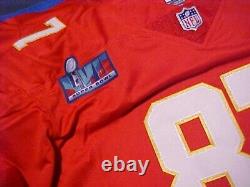 Chiefs Kelce 87 Superbowl 57 Nike Men's Onfield Stitched KC Red XXL Jersey 2XL