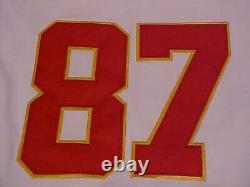 Chiefs Kelce 87 Superbowl 58 Nike Men's Onfield Stitched KC White XXL Jersey 2XL