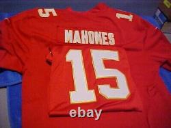 Chiefs Mahomes 15 Superbowl 57 Nike Men's Onfield Stitched KC Red XXL Jersey 2XL