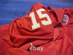 Chiefs Mahomes 15 Superbowl 57 Nike Men's Onfield Stitched KC Red XXL Jersey 2XL