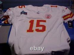 Chiefs Mahomes 15 Superbowl 57 Nike Men's Onfld Stitched KC White XXL Jersey 2XL