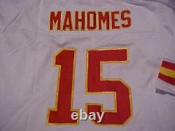 Chiefs Mahomes 15 Superbowl 57 Nike Men's Onfld Stitched KC White XXL Jersey 2XL