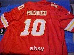 Chiefs Pacheco 10 Superbowl 57 Nike Men's Onfield Stitched KC Red XXL Jersey 2XL