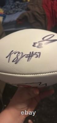 Chiefs Signed Super Bowl Football Hand signed