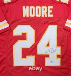Chiefs Super Bowl Champ SKYY MOORE Signed Custom Replica Jersey AUTO BAS