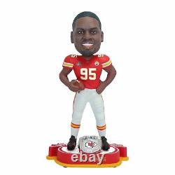 Chris Jones Kansas City Chiefs Super Bowl LIV Champions Bobblehead NFL Football