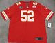 Creed Humphrey Kansas City Chiefs Men's 2xl Red Super Bowl Lvii Nike Game Jersey