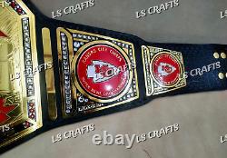 Custom Kansas City Chiefs LVIII Championship Belt 2MM Brass