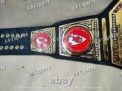 Custom Kansas City Chiefs LVIII Championship Belt 2MM Brass