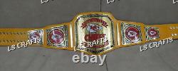 Custom Kansas City Chiefs Super Bowl LVIII Championship Belt 2MM Brass