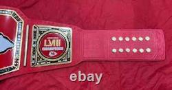 Custom Kansas City Chiefs Super Bowl LVIII Championship Belt Adult Size 2MM/4MM