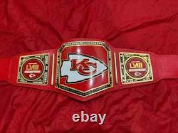 Custom Kansas City Chiefs Super Bowl LVIII Championship Belt Adult Size 2MM/4MM