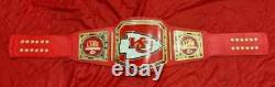 Custom Kansas City Chiefs Super Bowl LVIII Championship Belt Adult Size 2MM/4MM