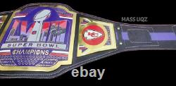 Customised Super Bowl LVIII Champions Legacy Title Belt Kansas City Chiefs