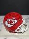 Ed Budde #71 Super Bowl Iv Signed Riddell Mini Helmet Kansas City Chiefs Coa
